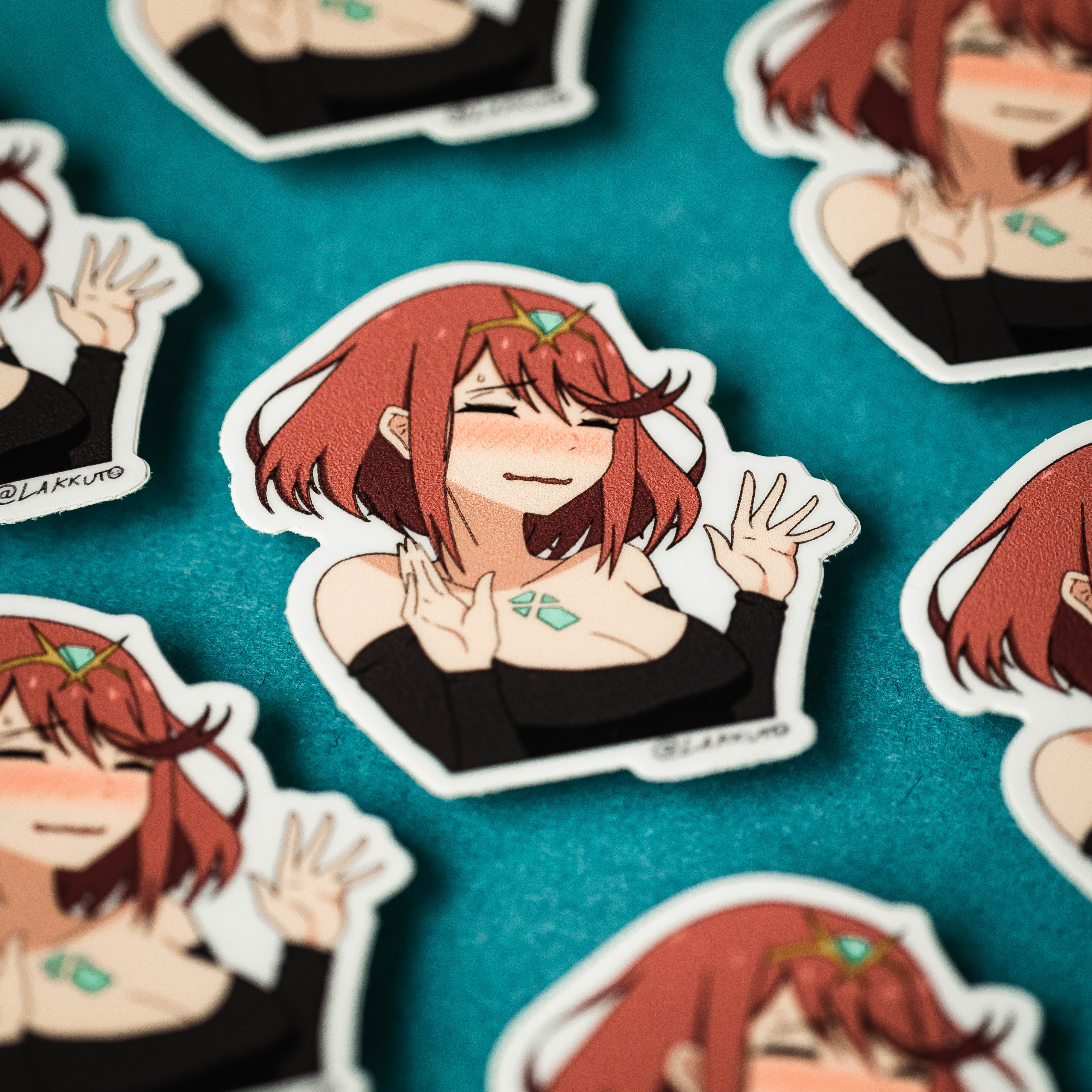 Xenoblade Chronicles 2 - Blushy Crushy Pyra Sticker