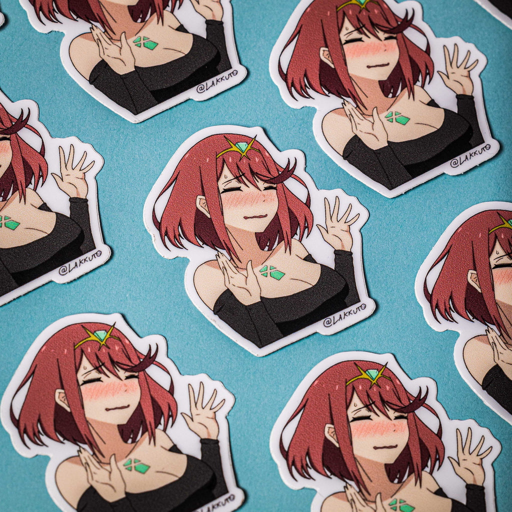 Xenoblade Chronicles 2 - Blushy Crushy Pyra Sticker
