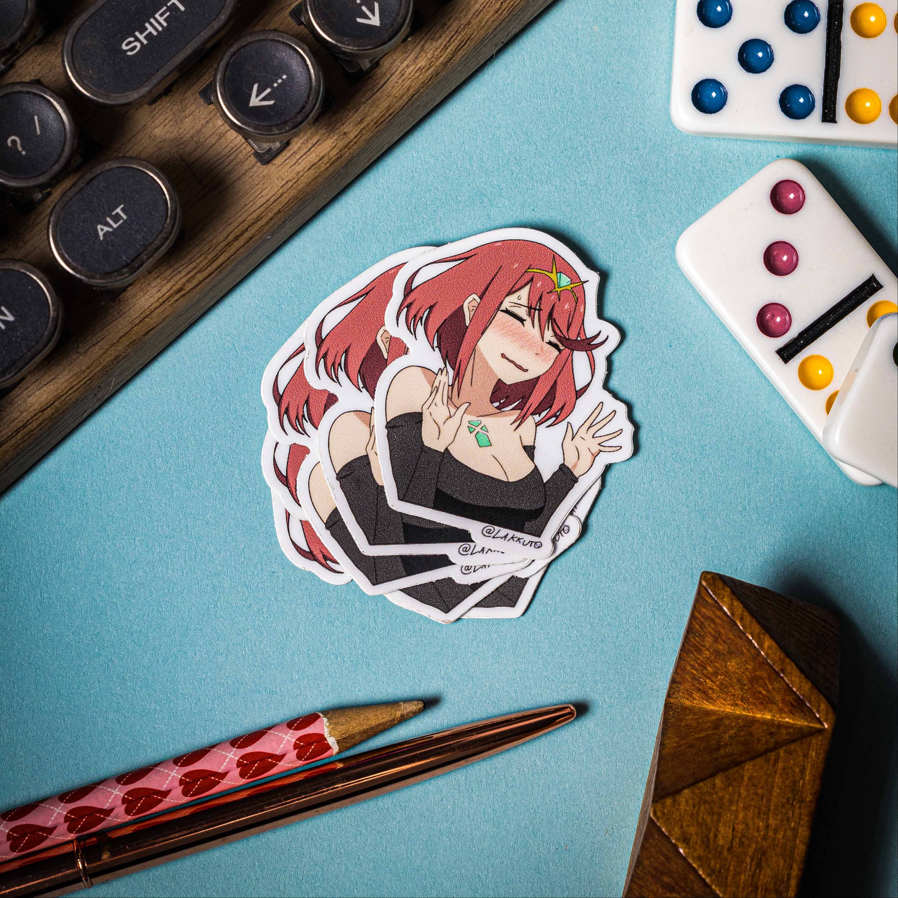 Xenoblade Chronicles 2 - Blushy Crushy Pyra Sticker